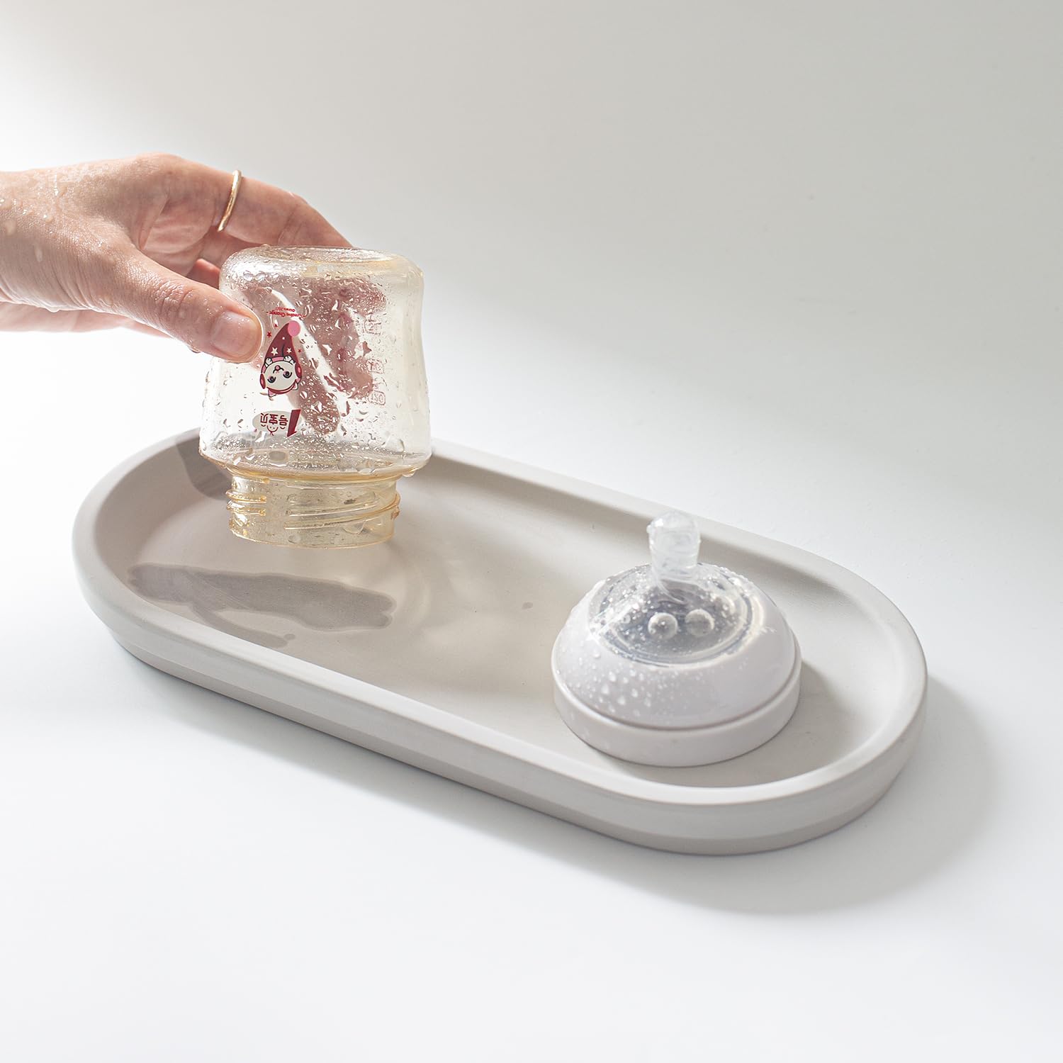 Diatomaceous Earth Stone Sink Tray