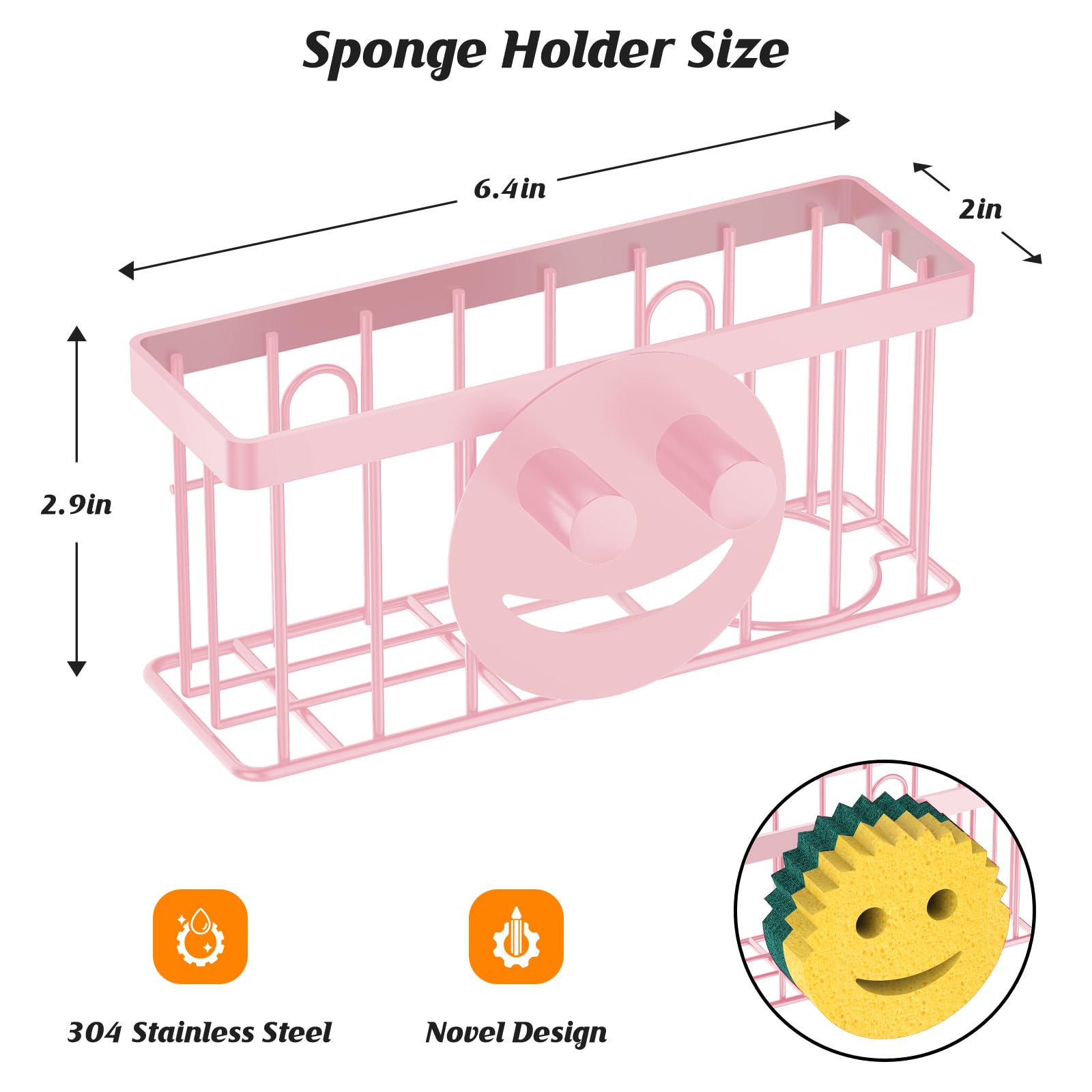 Sponge Holder Smiley Face