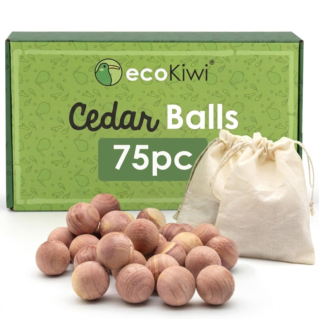 Cedar Balls for Clothes Storage (75 Count)