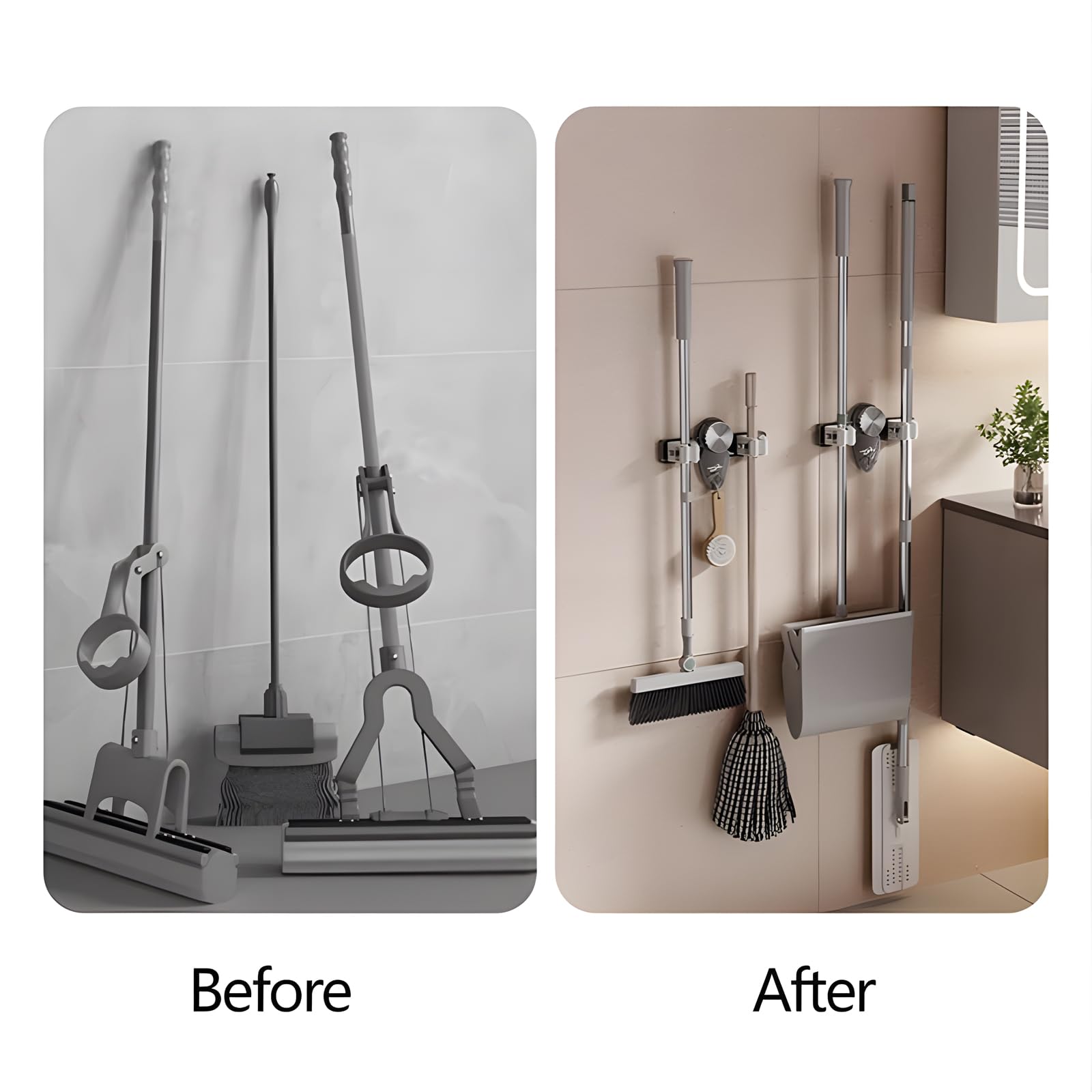 Broom Holder Mop Hanger