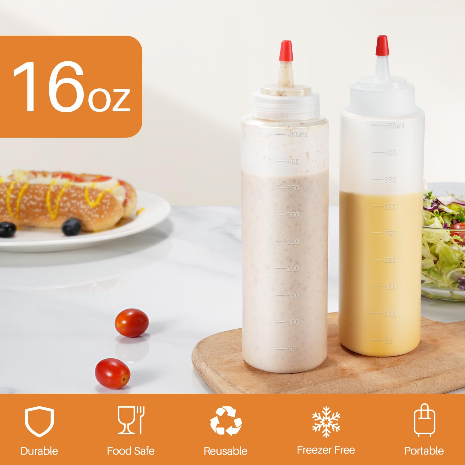 Squeeze Bottles (6 Count)
