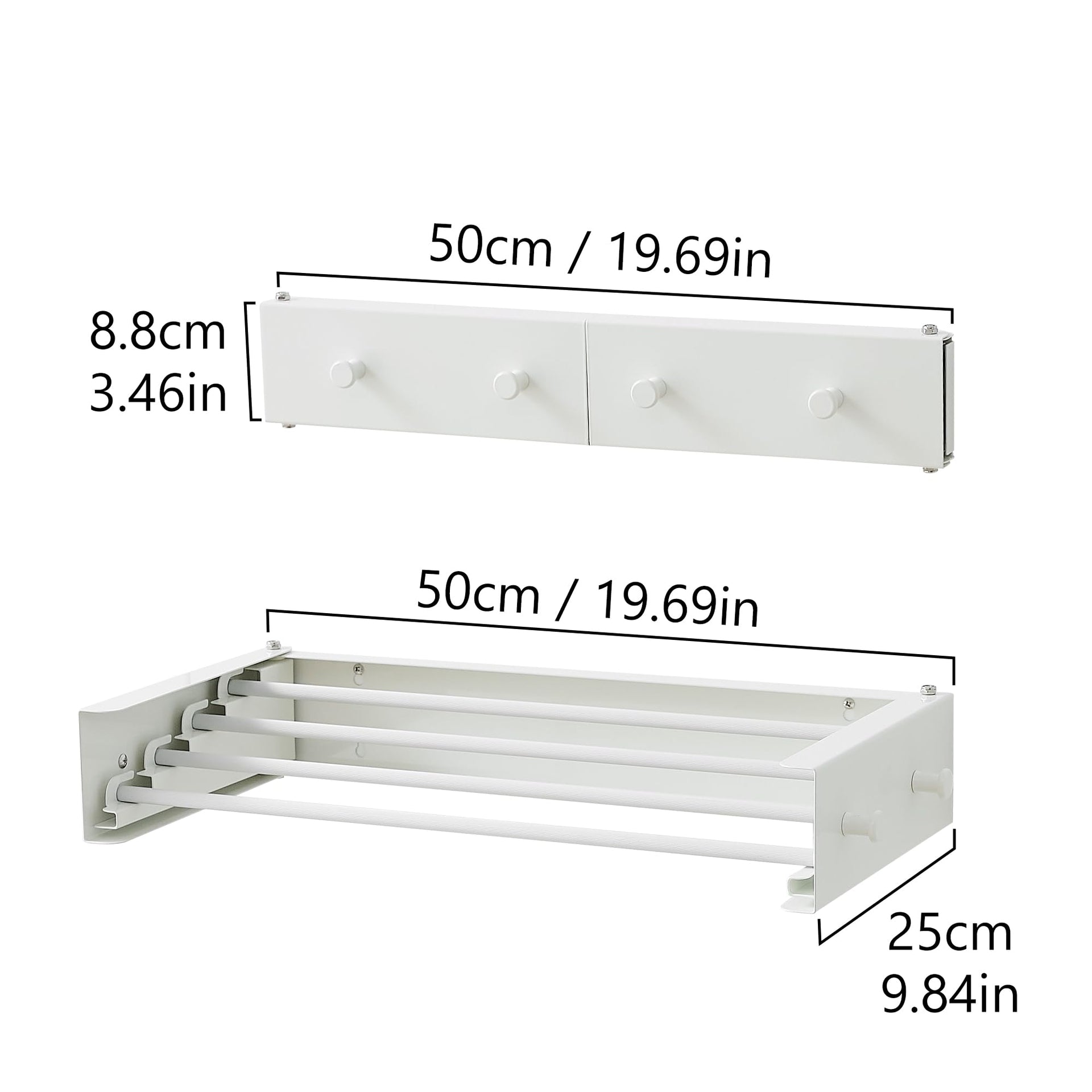 Wall Mounted Clothes Drying Rack