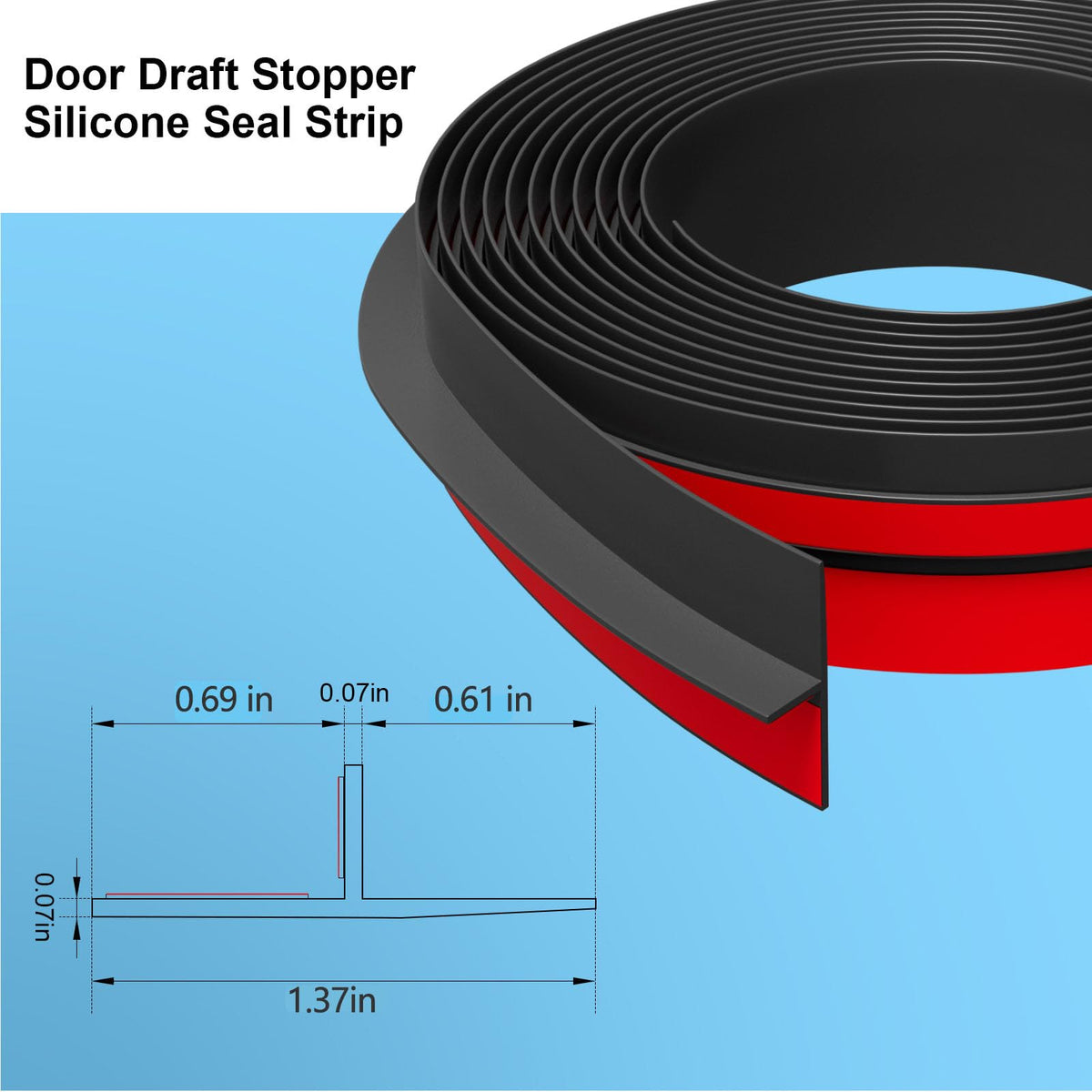 T Shaped Weather Stripping Seal