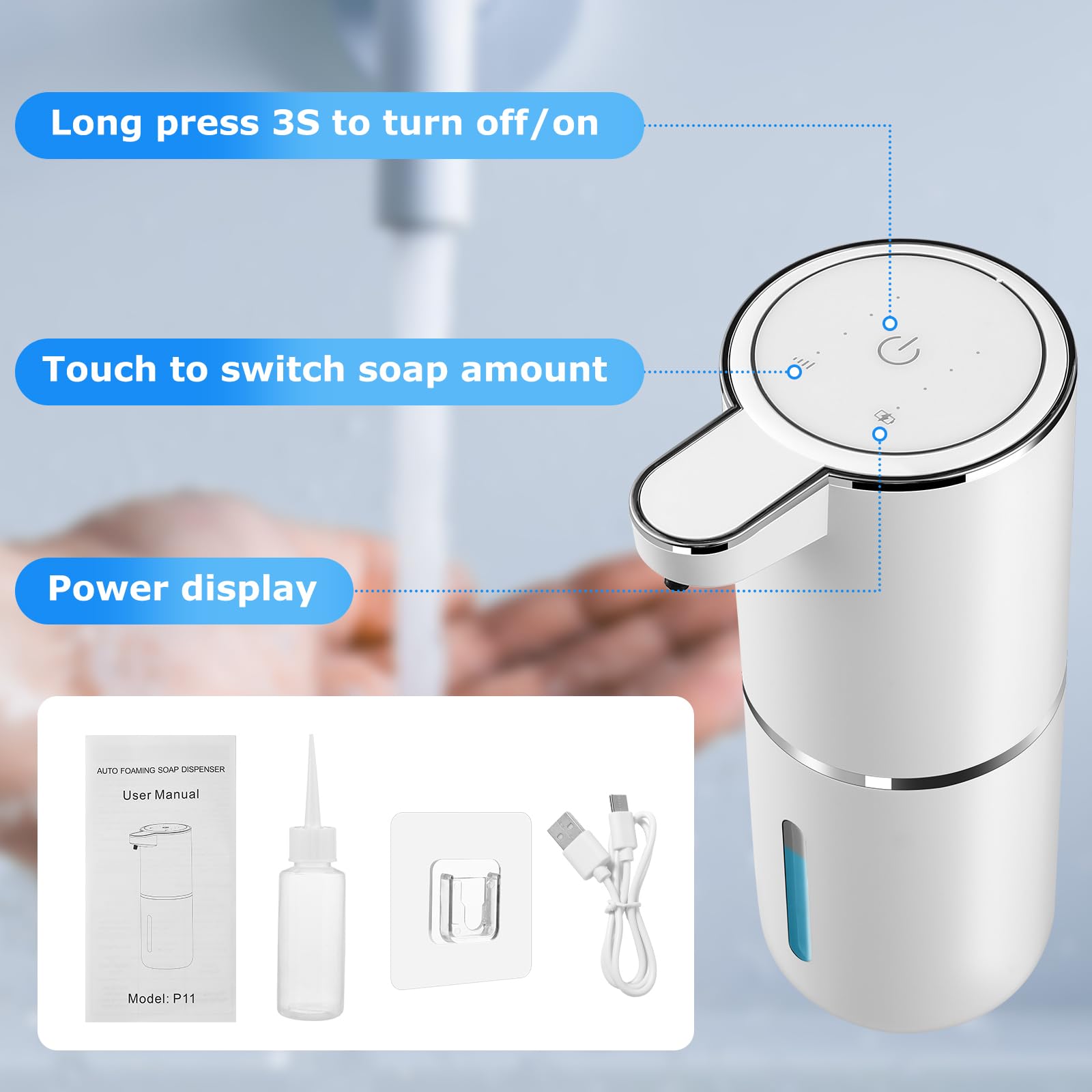 4 Pack Automatic Soap Dispenser (4 Count)