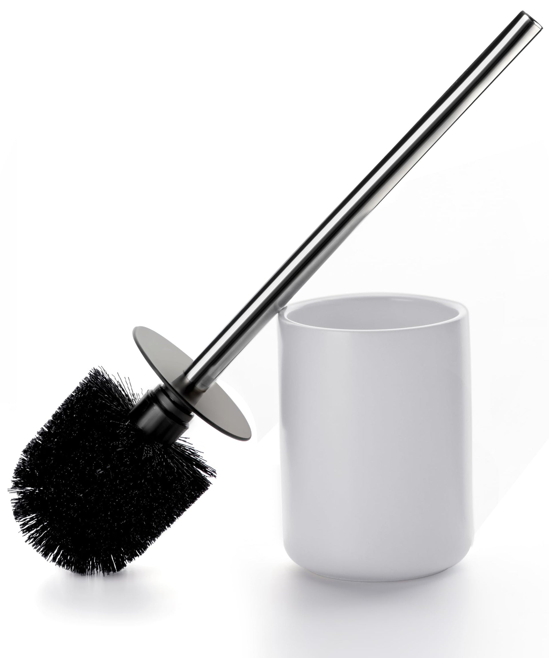 Ceramic Toilet Brush and Holder Set (3 Count)