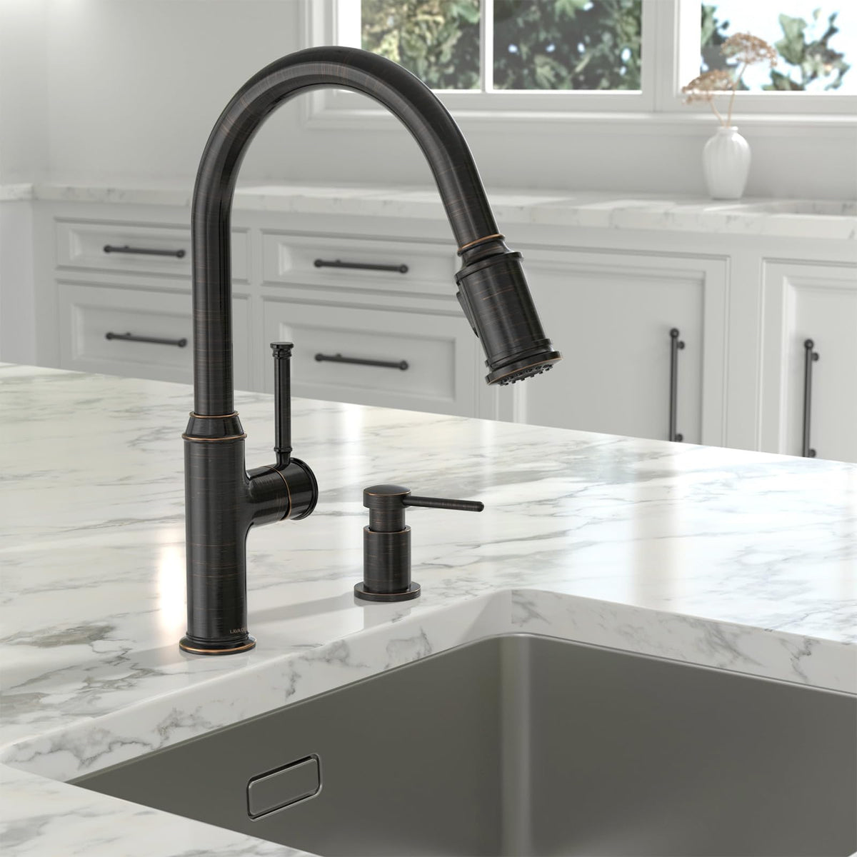 Bronze Soap Dispenser for Kitchen Sink