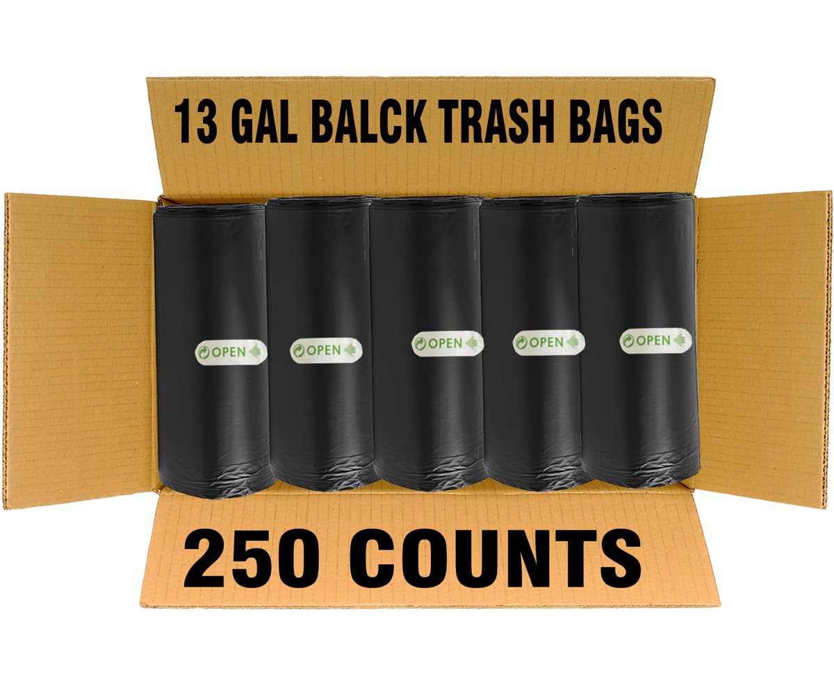 13 Gallon Trash Bags (250 Count)