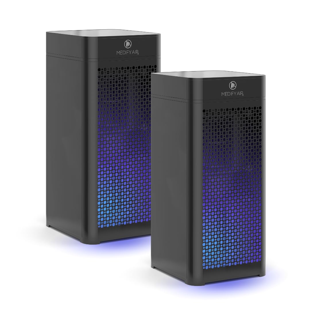 Medify MA 40 UV Light Air Purifier with HEPA Filter (2 Count)