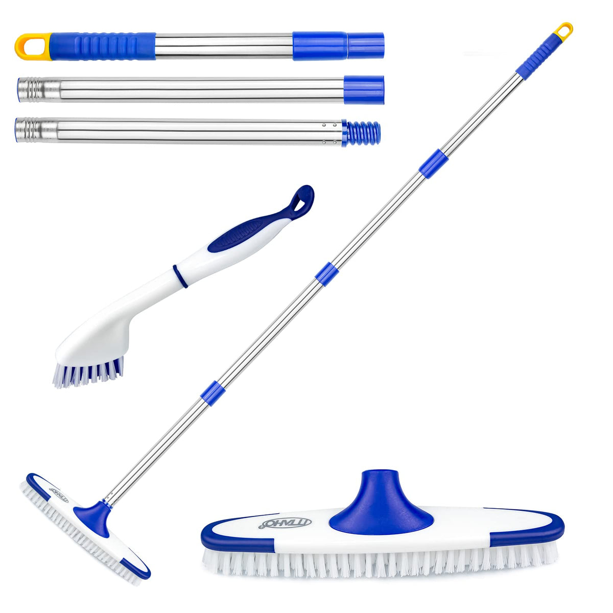 Floor Scrub Brush with Long Handle