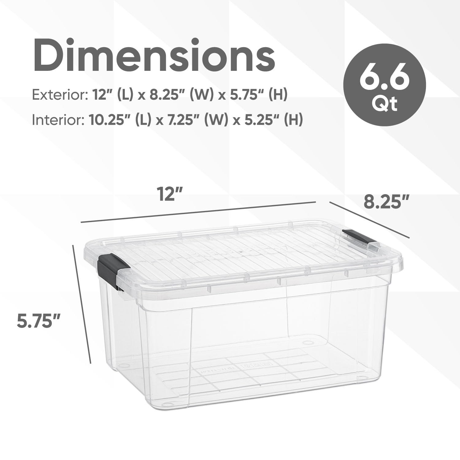 Storage Bins with Lids