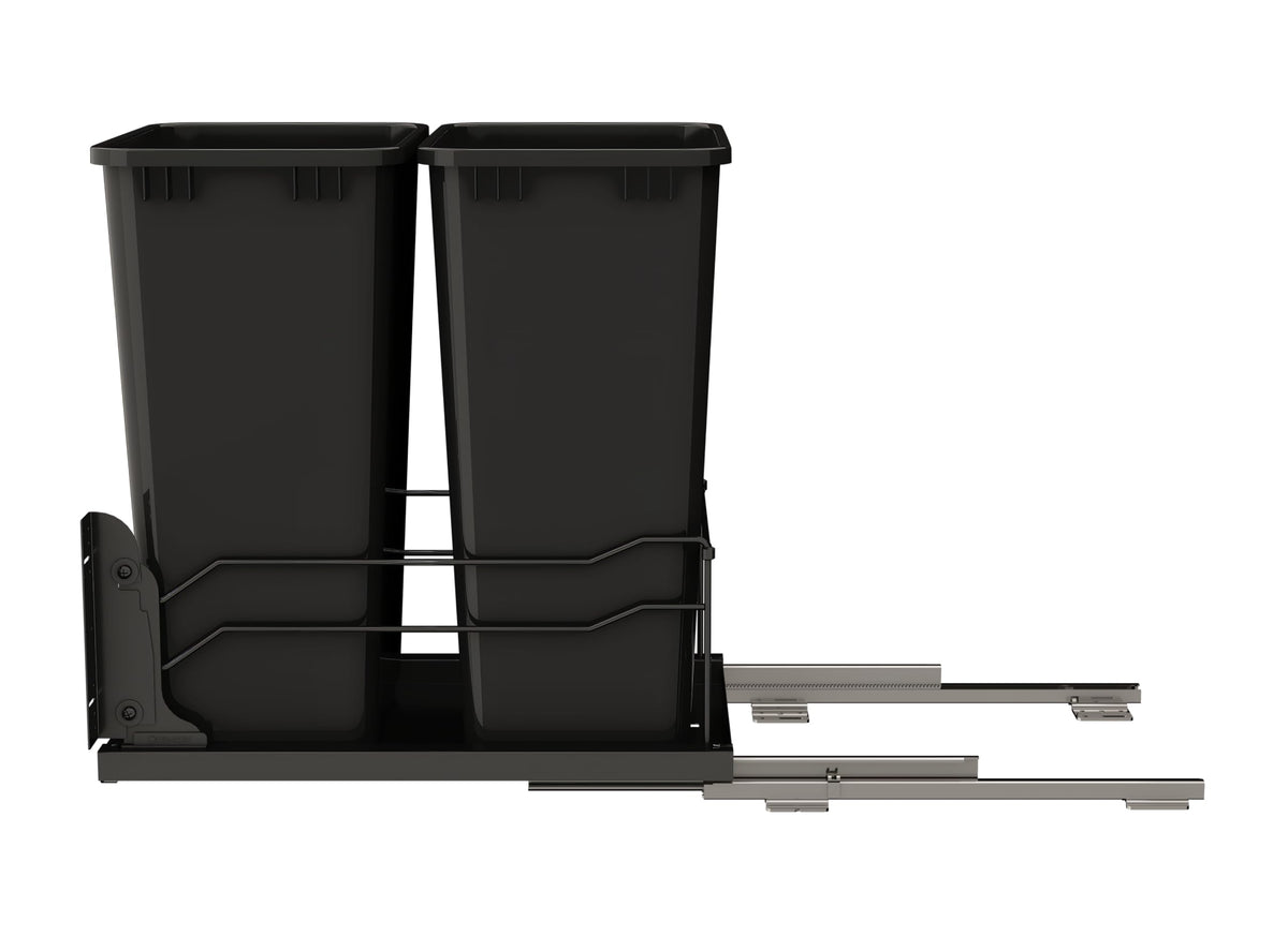 Double Pullout Trash Can w