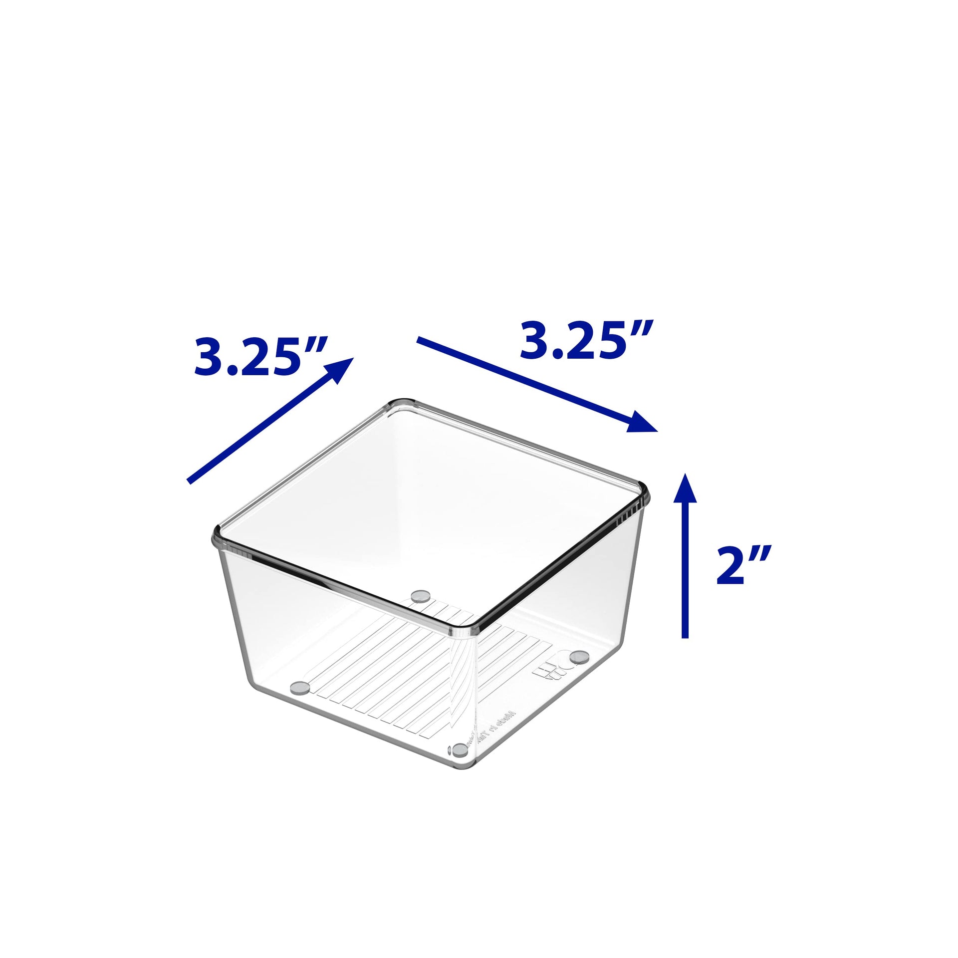 Clear Desk Drawer Organizer (12 Count)