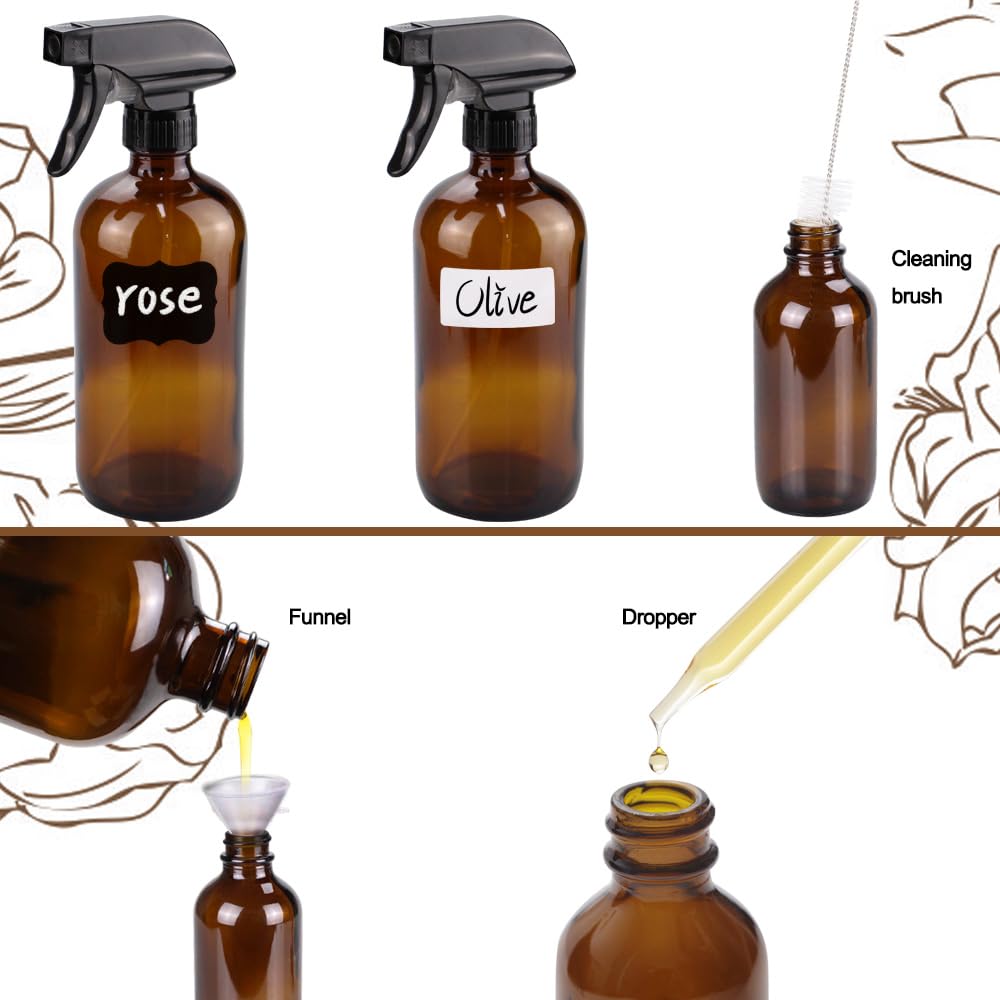 Glass Spray Bottle Kit×10