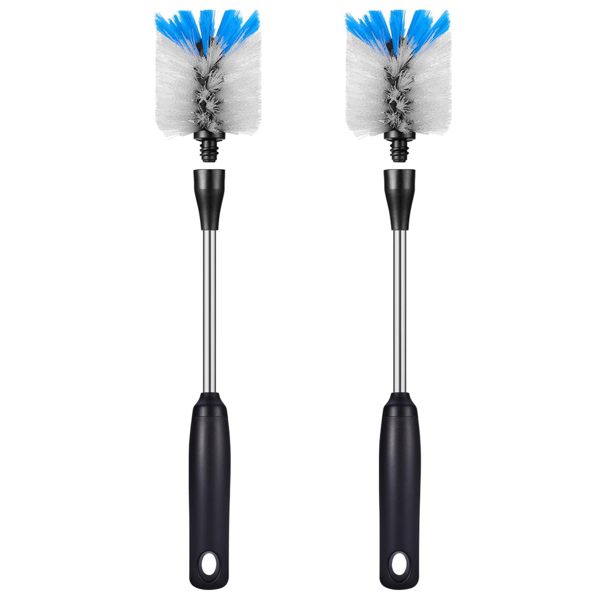 Stainless Steel Bottle Brush with Replaceable Head (2 Count) - ModHome Supplies