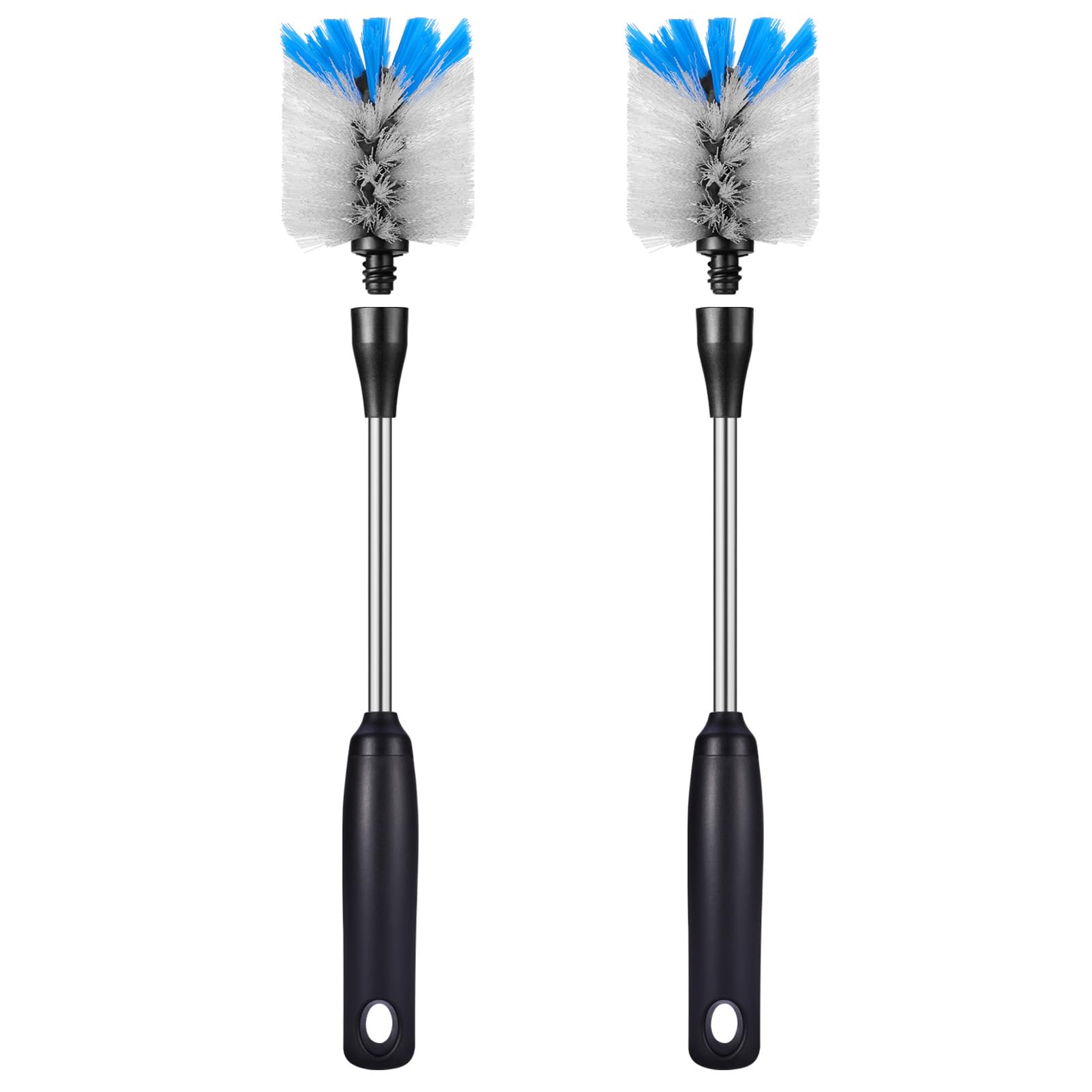 Stainless Steel Bottle Brush with Replaceable Head (2 Count) - ModHome Supplies