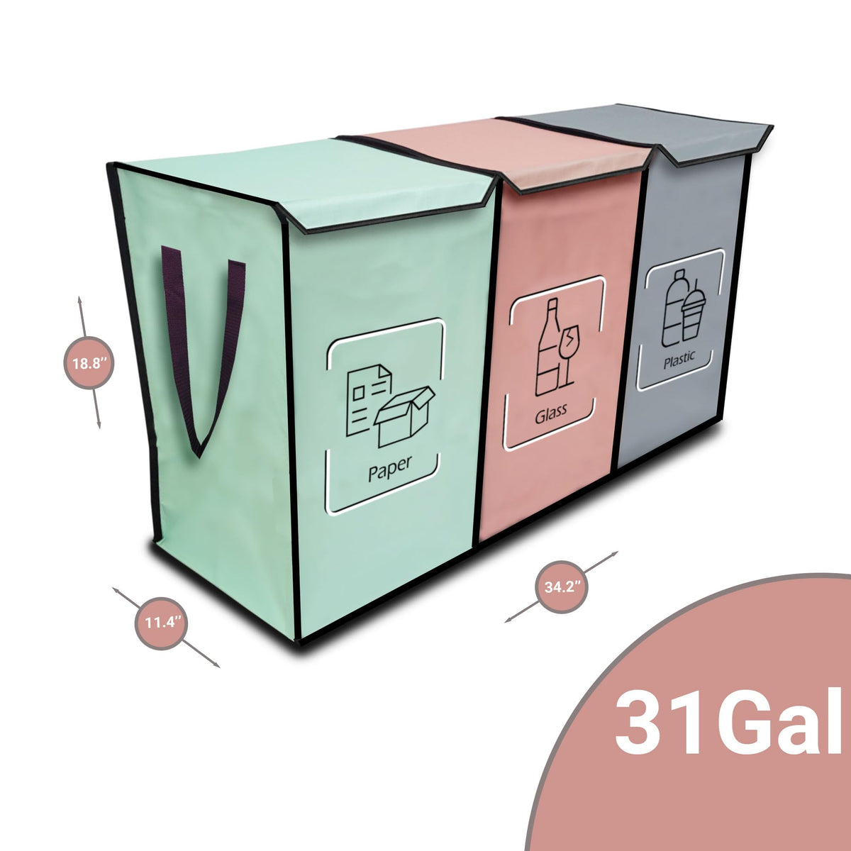Recycling Organizer (3 Count)