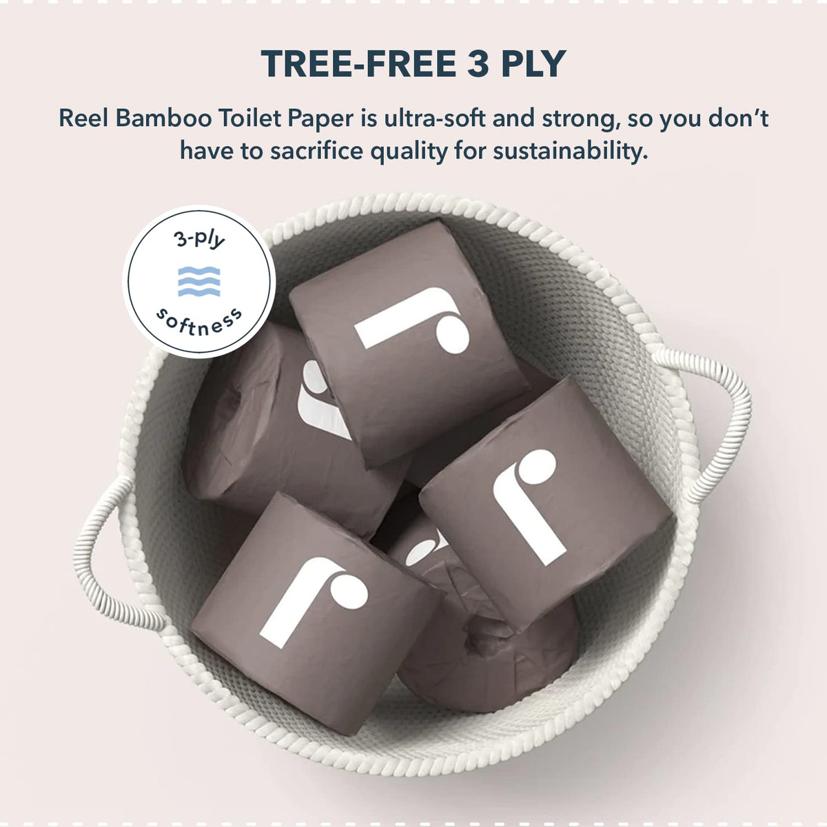 Premium 3 Ply Bamboo Toilet Paper (48 Count)