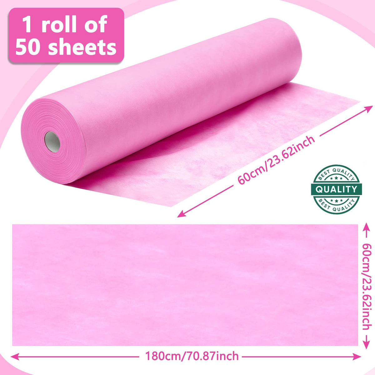 2 Rolls Disposable Massage Table Sheets (2 Count)