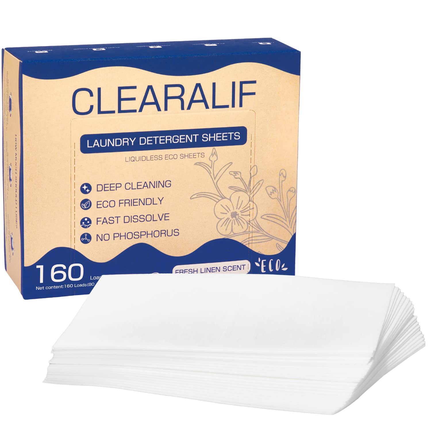 Laundry Detergent Sheets Up to 320 Loads (320 Count)