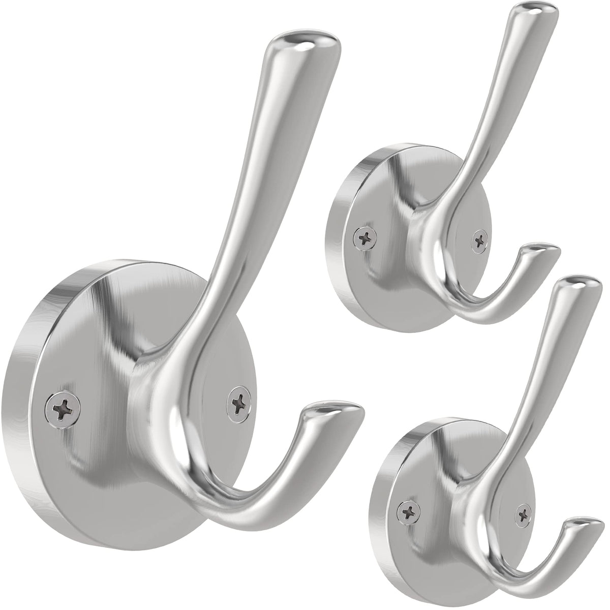 Brushed Nickel Robe Hooks Towel Hooks