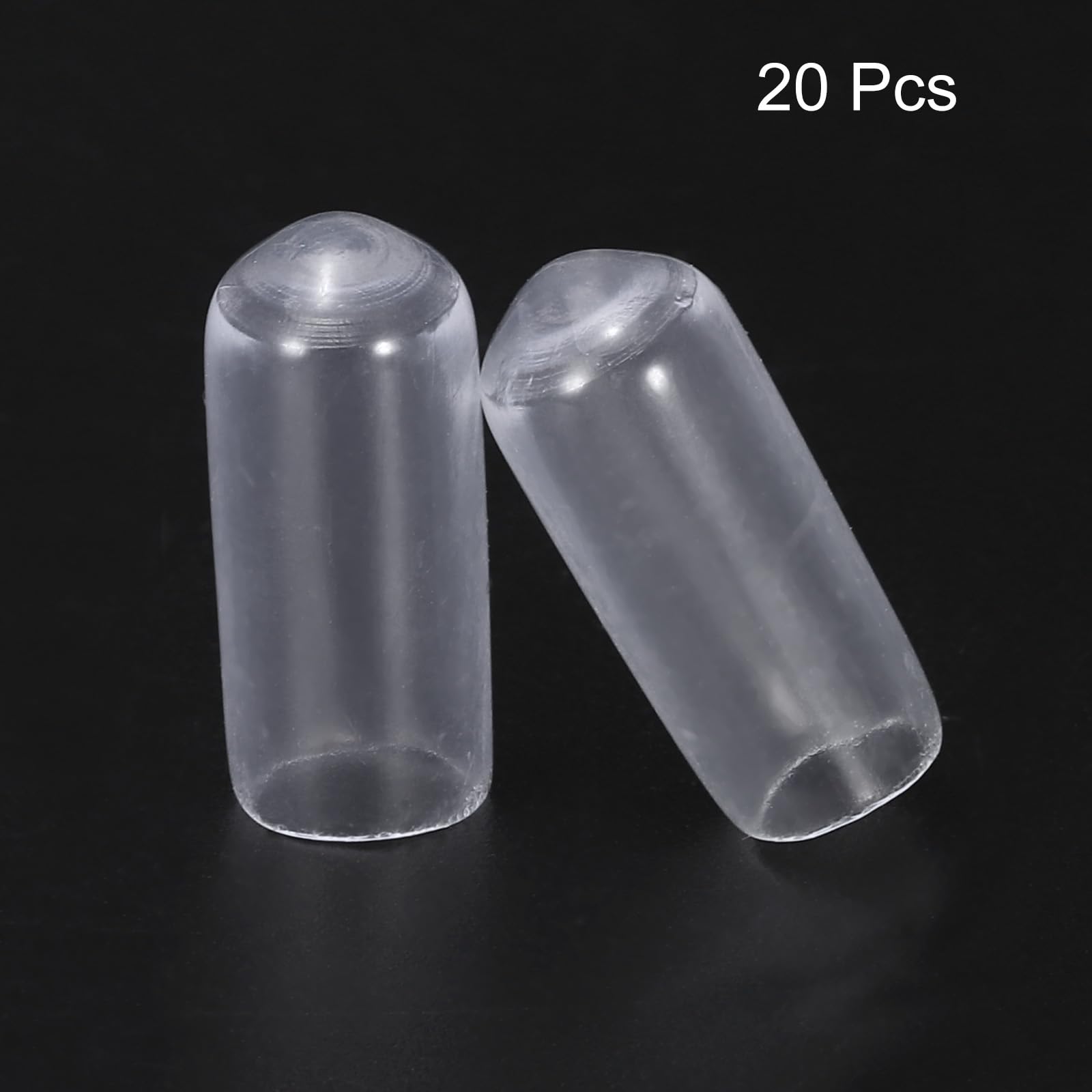 20pcs Rubber End Caps 6mm