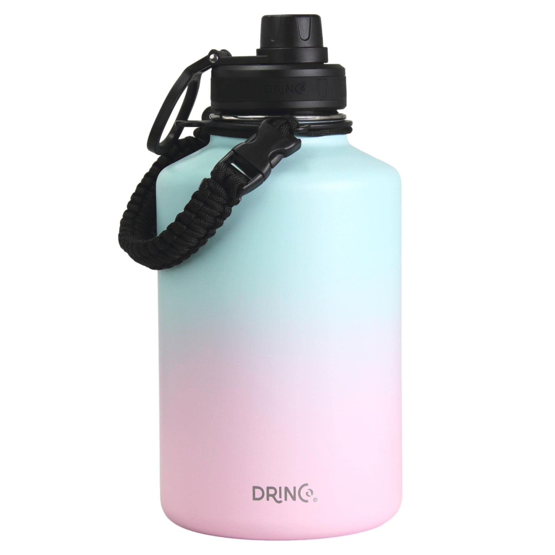 Stainless Steel Water Bottle Spout Lid Vacuum Insulated Double Wall Water Bottle Wide Mouth