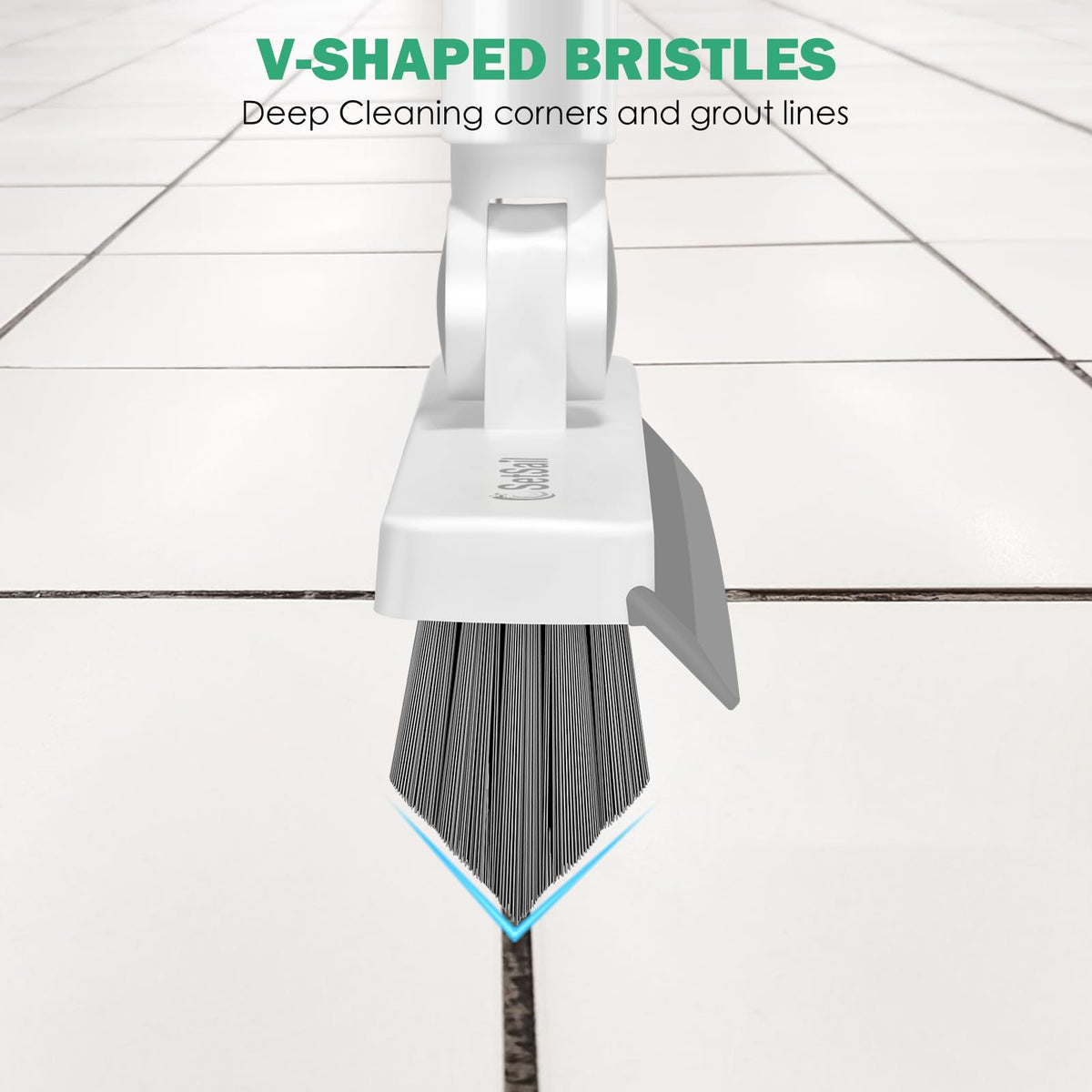 Floor Scrub Brush and Grout Brush with 51