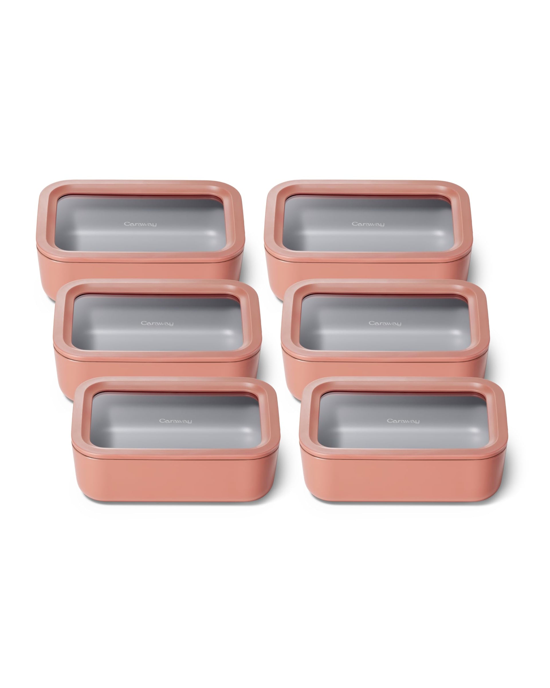6 Piece Glass Food Storage Set with Lids (6 Count)
