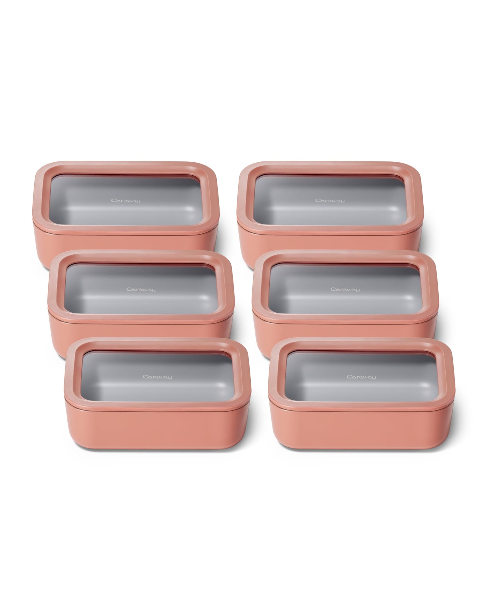 6 Piece Glass Food Storage Set with Lids (6 Count)