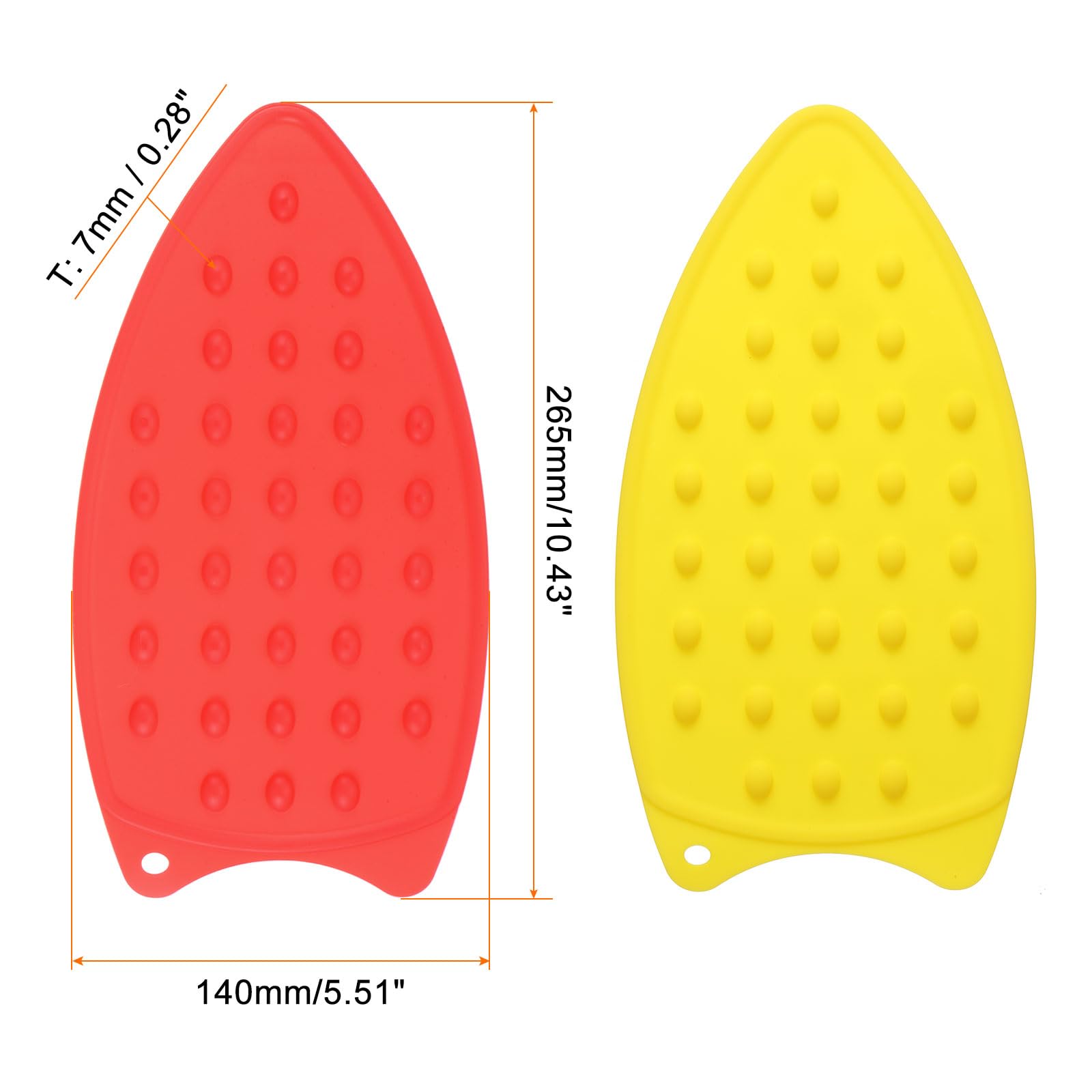 2pcs Silicone Iron Rest Pad