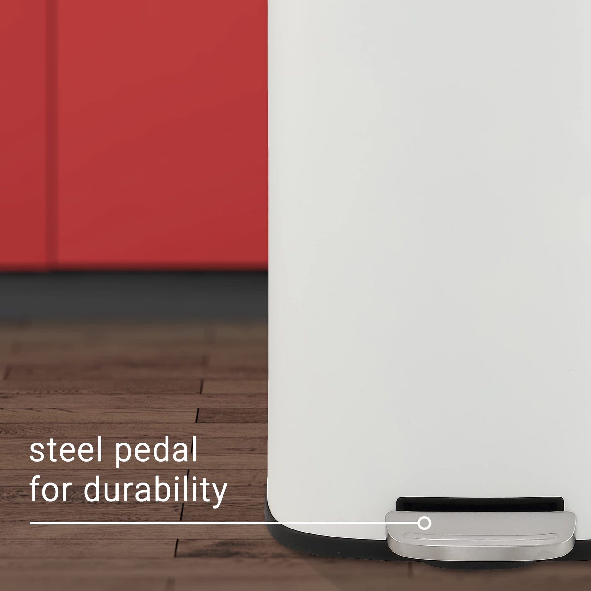Curtis 8 Gal Step Trash Can Soft Close 25"