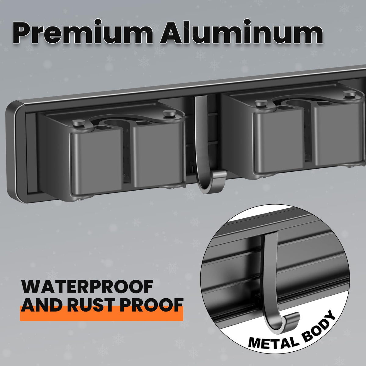Broom Holder Wall Mount