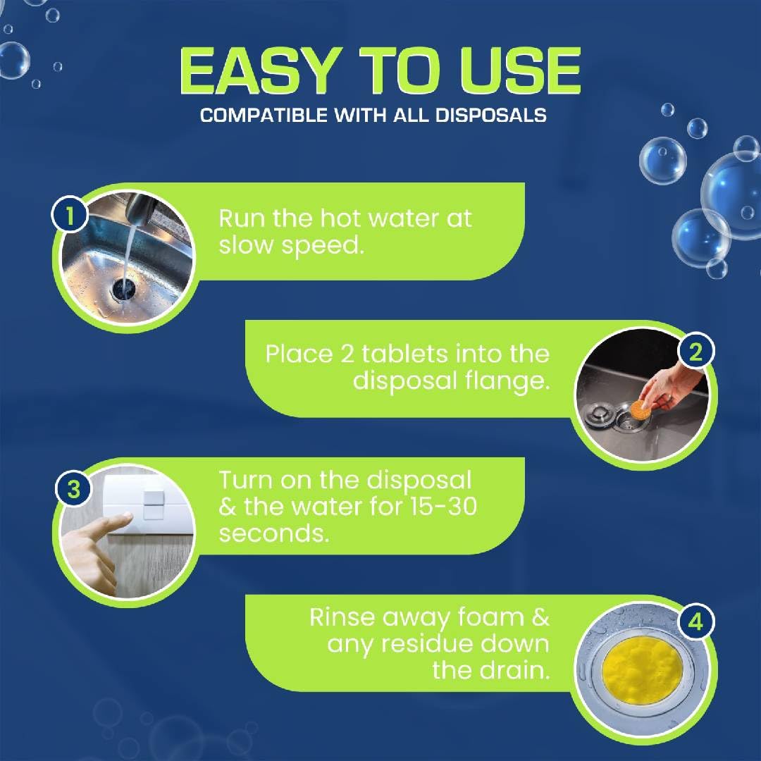 Garbage Disposal Cleaner Tablets (24 Count)