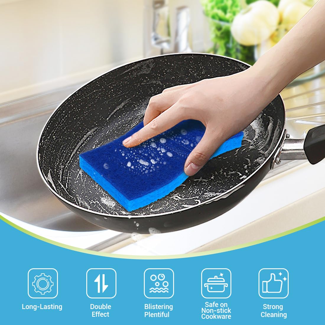 XL Sponges Kitchen 6Count (6 Count)