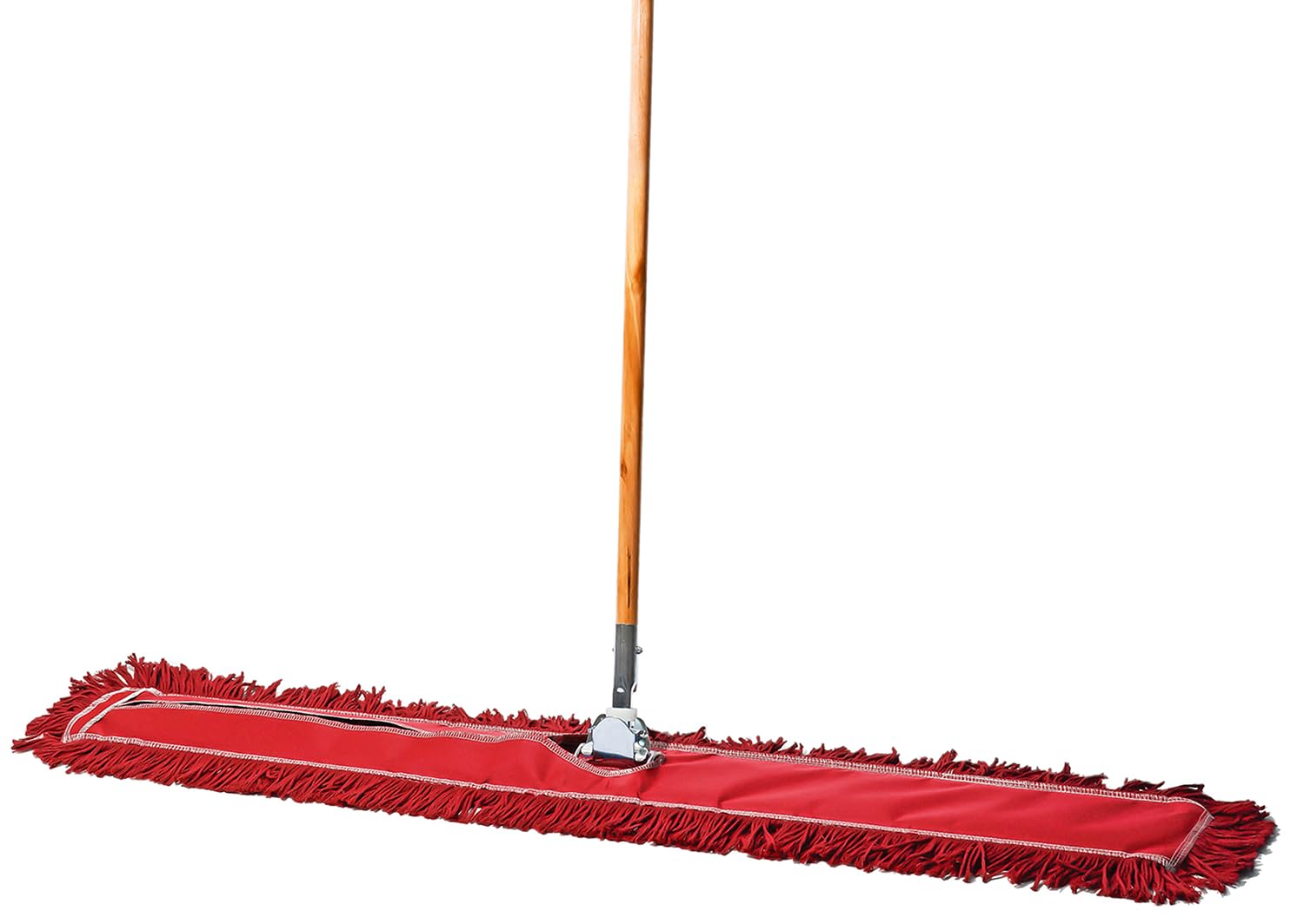 48 Inch Red Commercial Dust Mop & Floor Sweeper