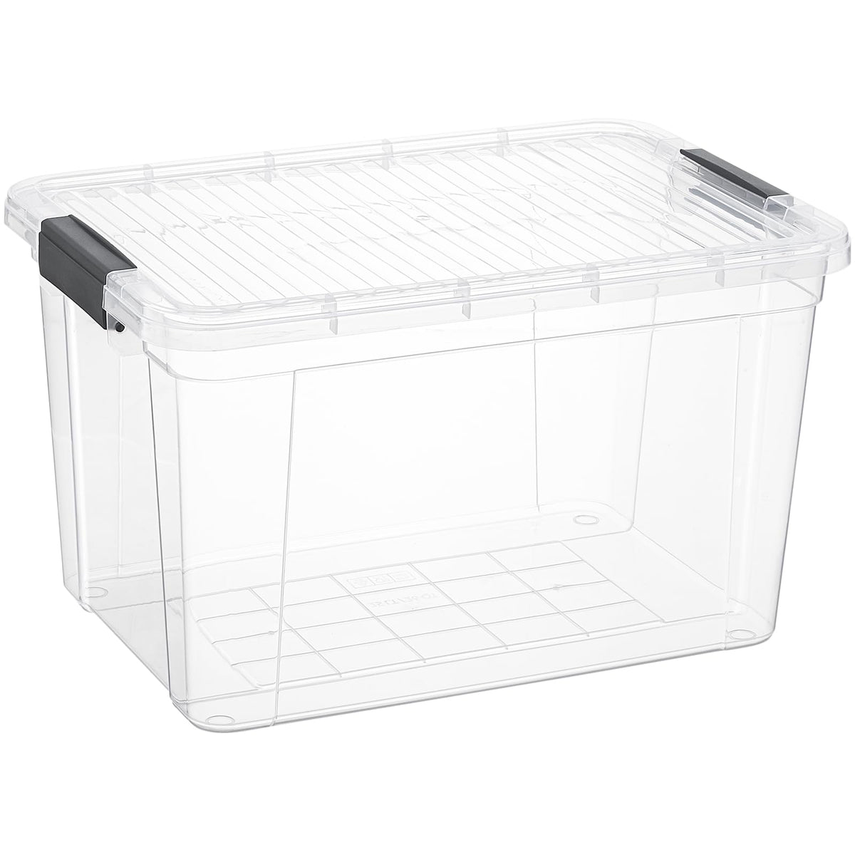 26.5 Quart Clear Plastic Storage Boxes with Lids
