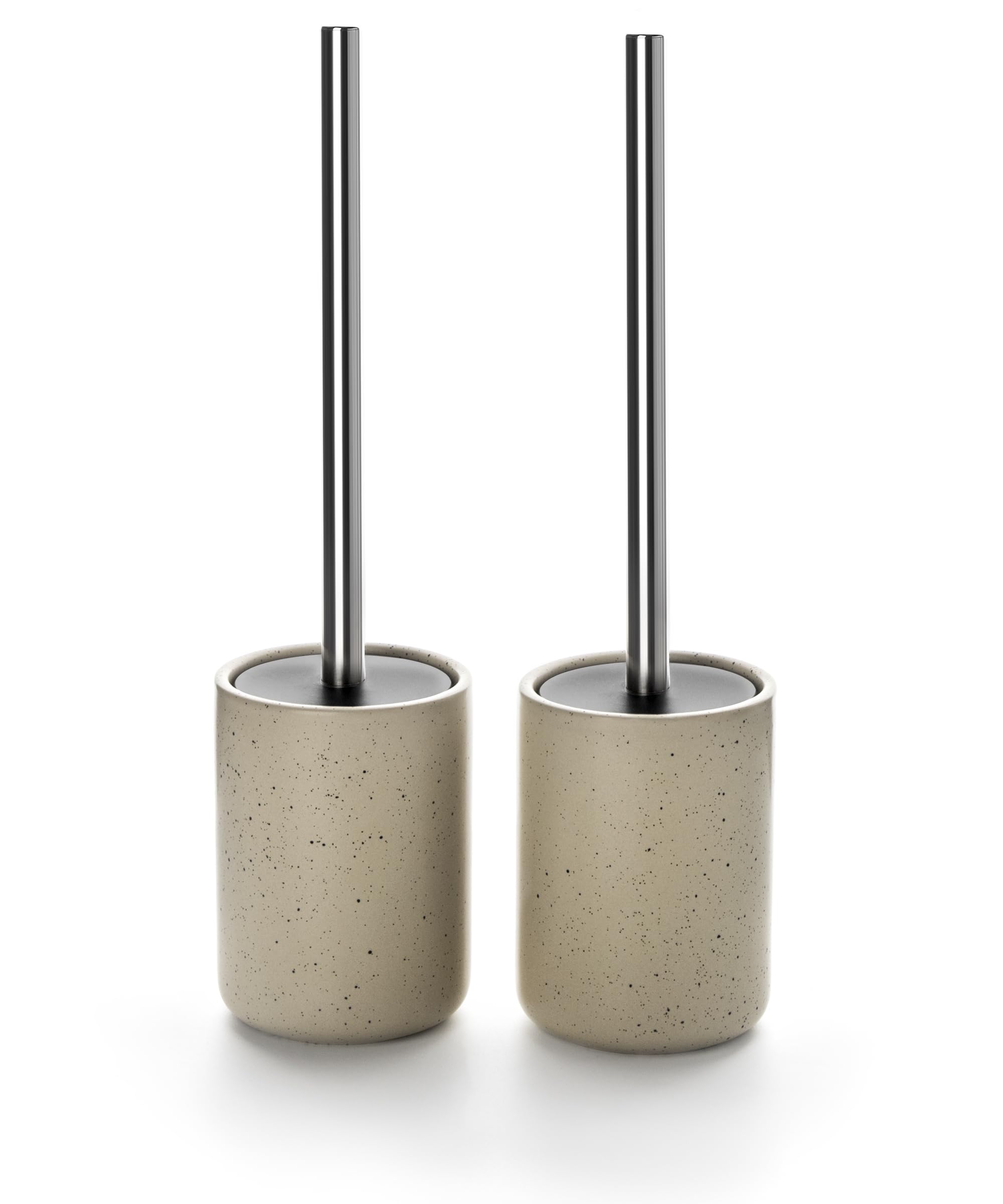 Ceramic Toilet Brush and Holder Set (2 Count)