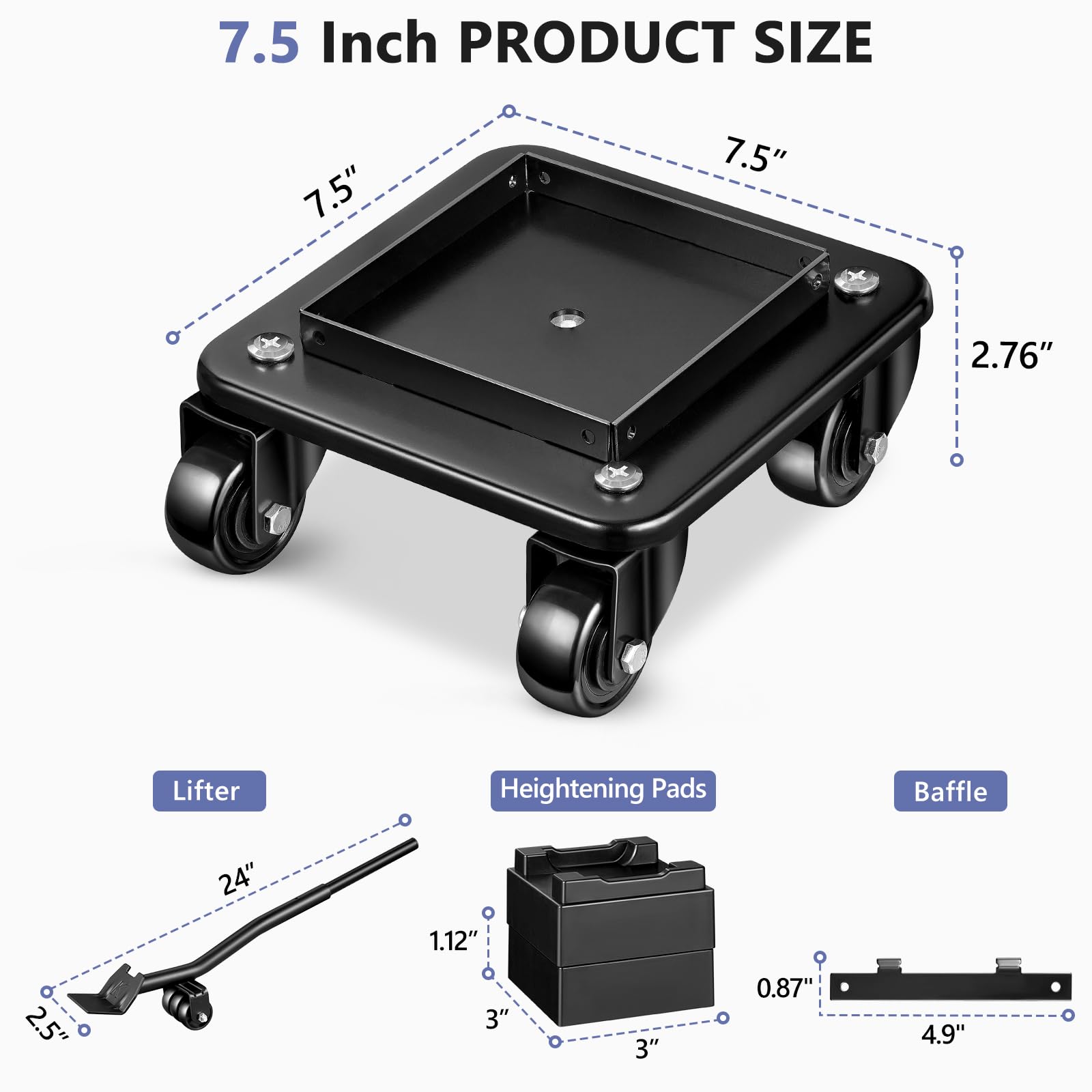 Upgraded Furniture Dolly with 4 Wheels (4 Count)