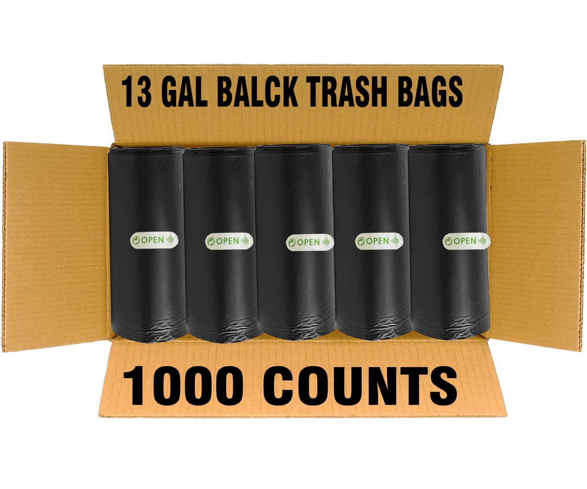 13 Gallon Trash Bags (1000 Count)