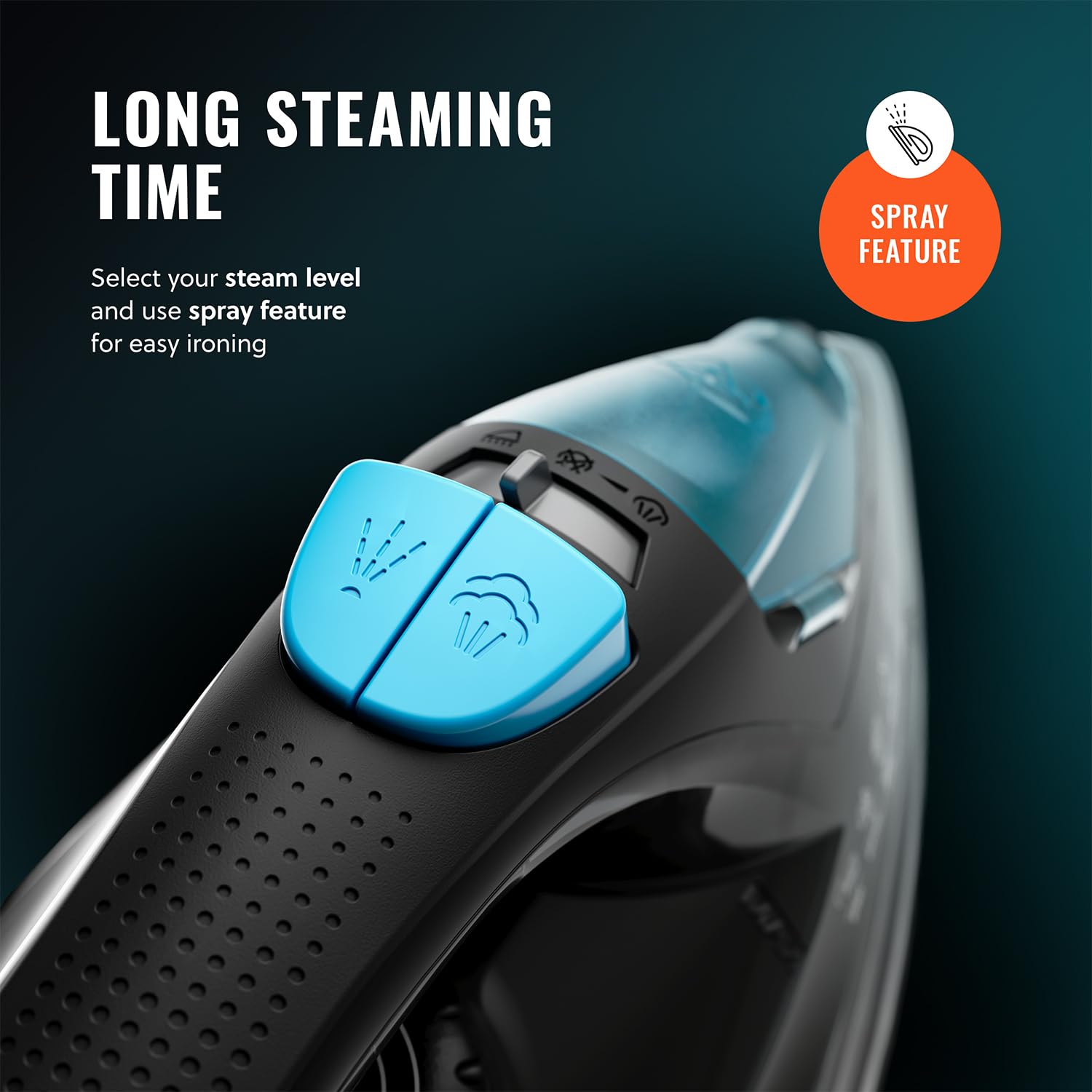 PurSteam SteamLite Steam Iron with Non