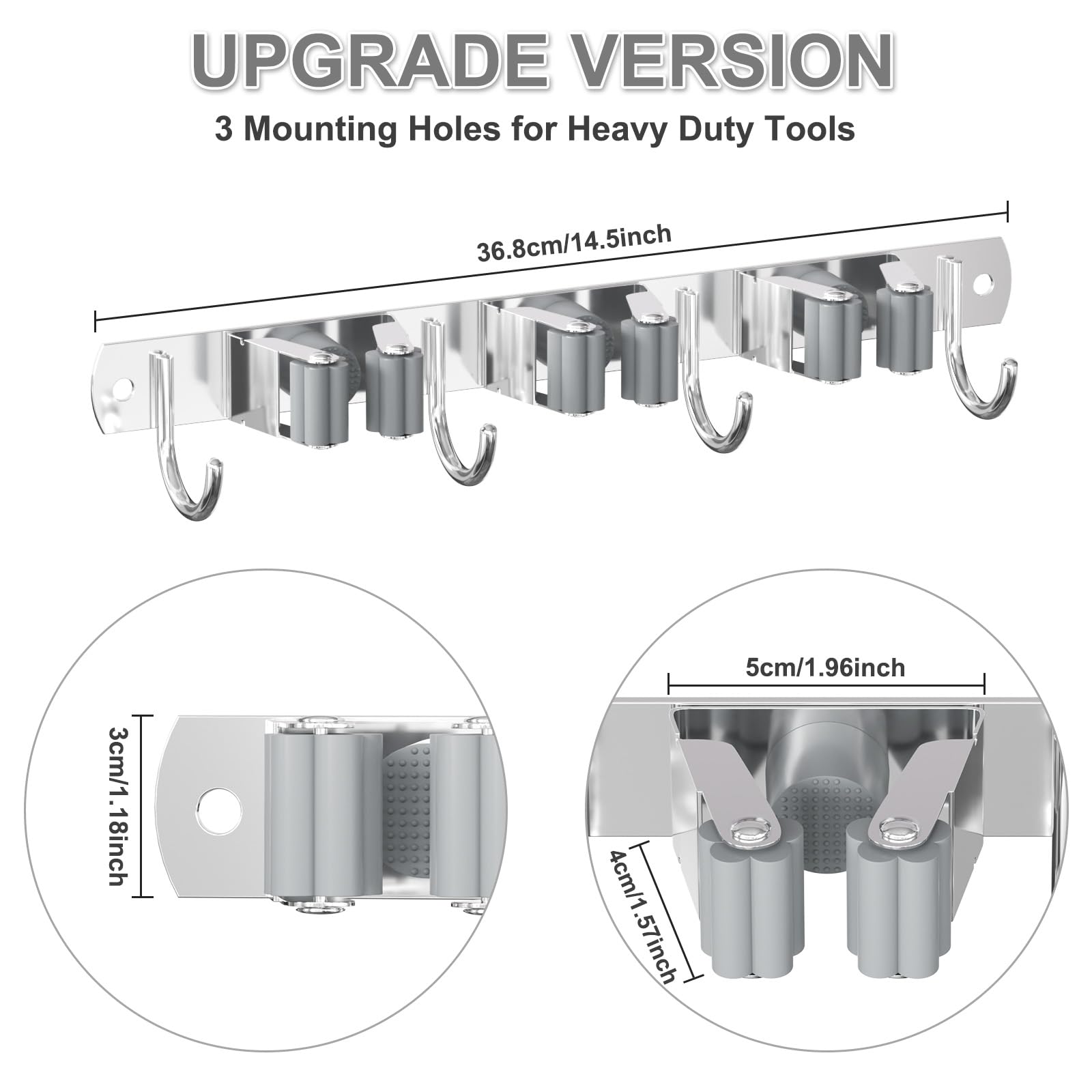Broom Holder Wall Mount