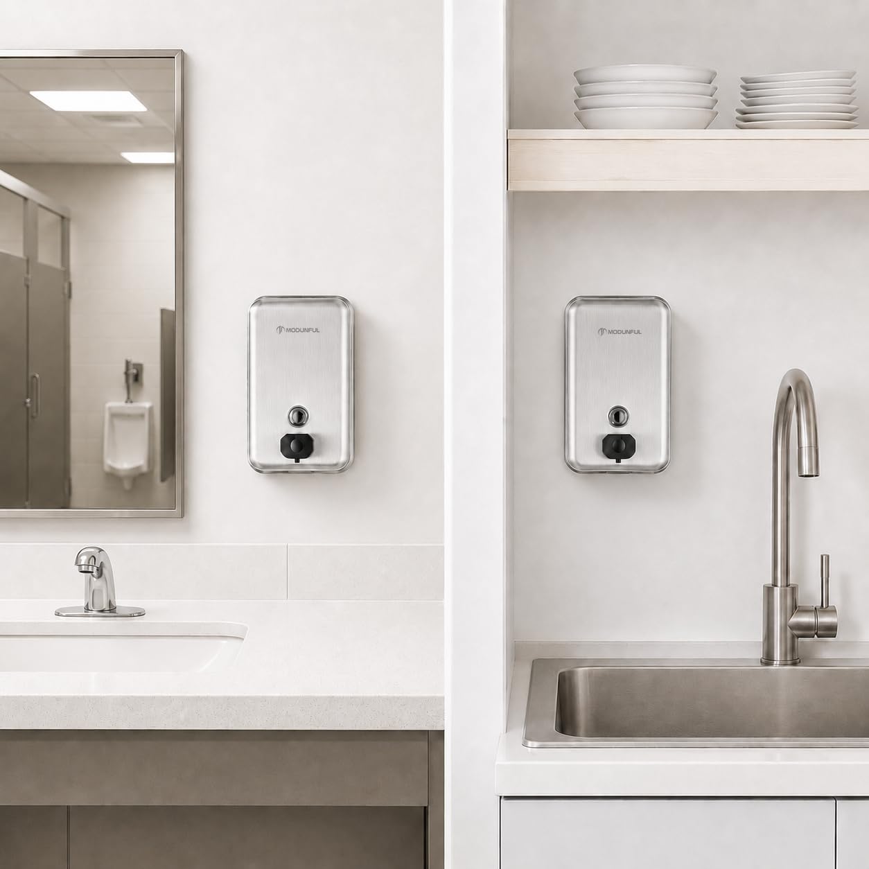 Commercial Wall Mount Soap Dispenser (2 Count)