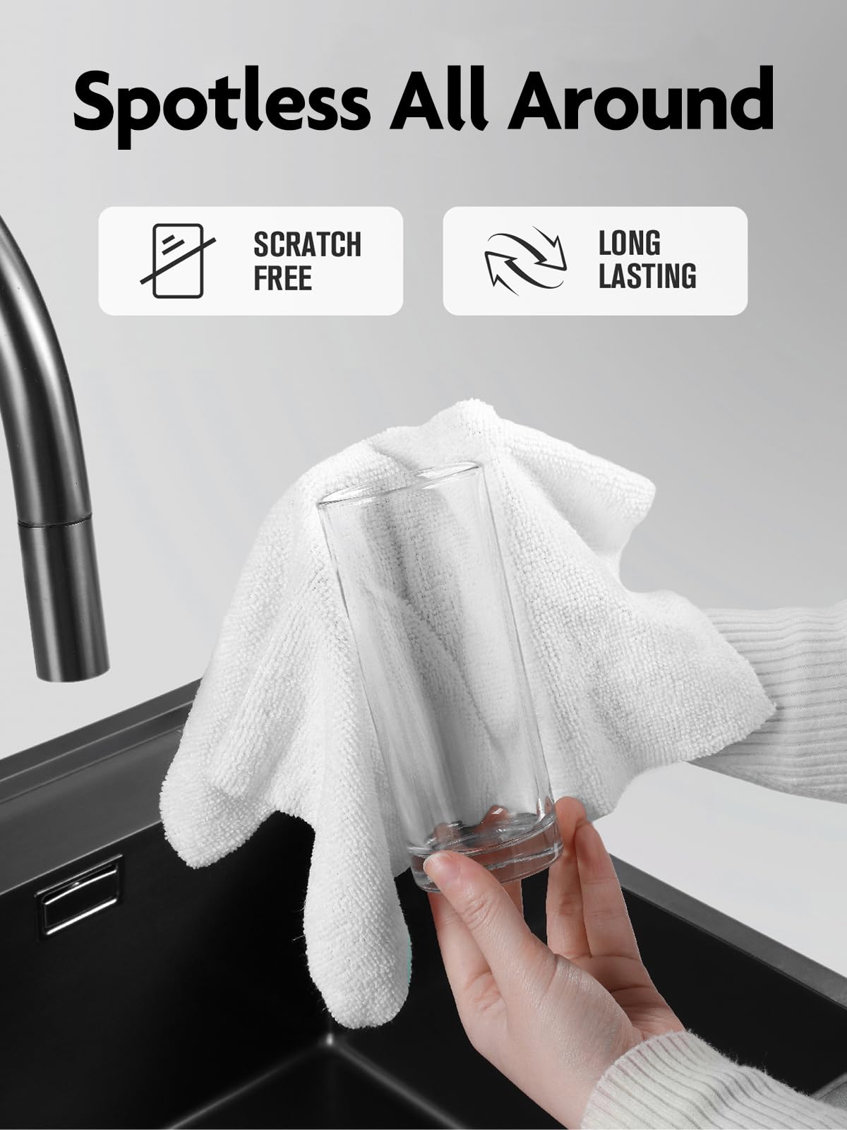Microfiber Cleaning Cloth Roll (60 Count) - ModHome Supplies