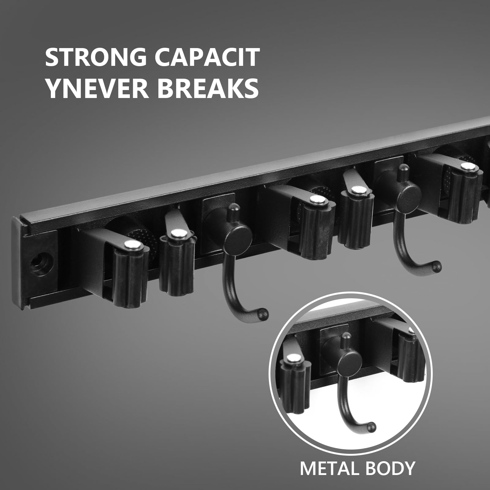 Mop holder broom holder