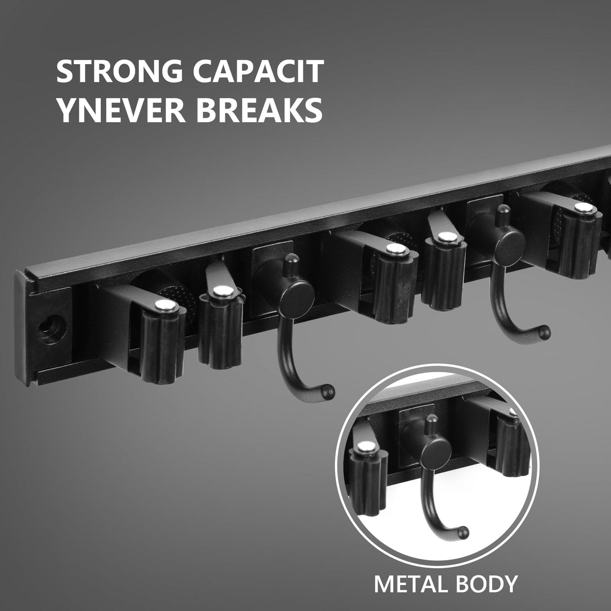 Mop holder broom holder