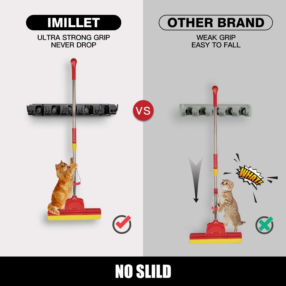 2 Pack Mop and Broom Holder (2 Count)