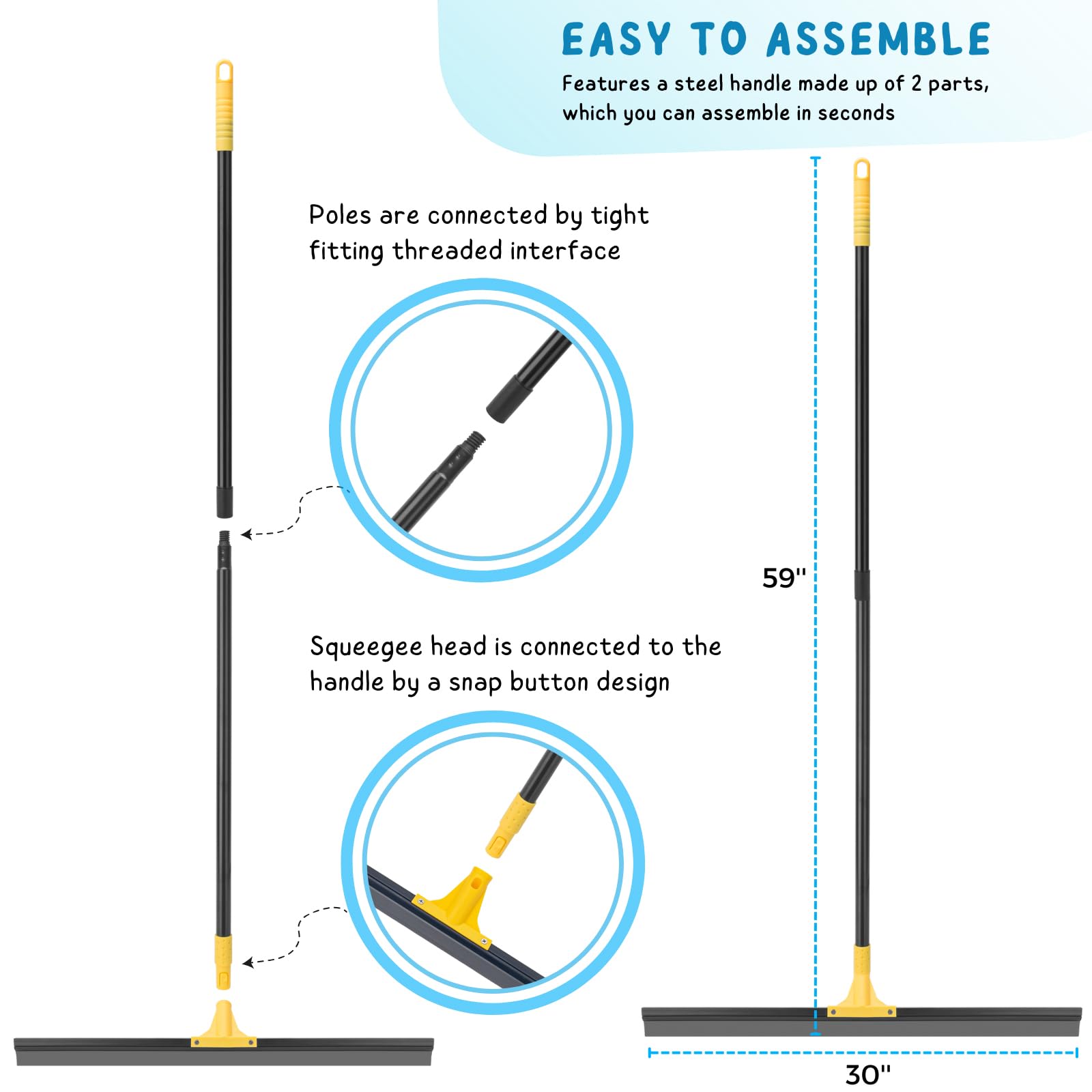 Floor Squeegee for Concrete