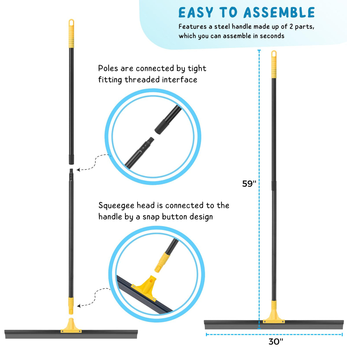 Floor Squeegee for Concrete