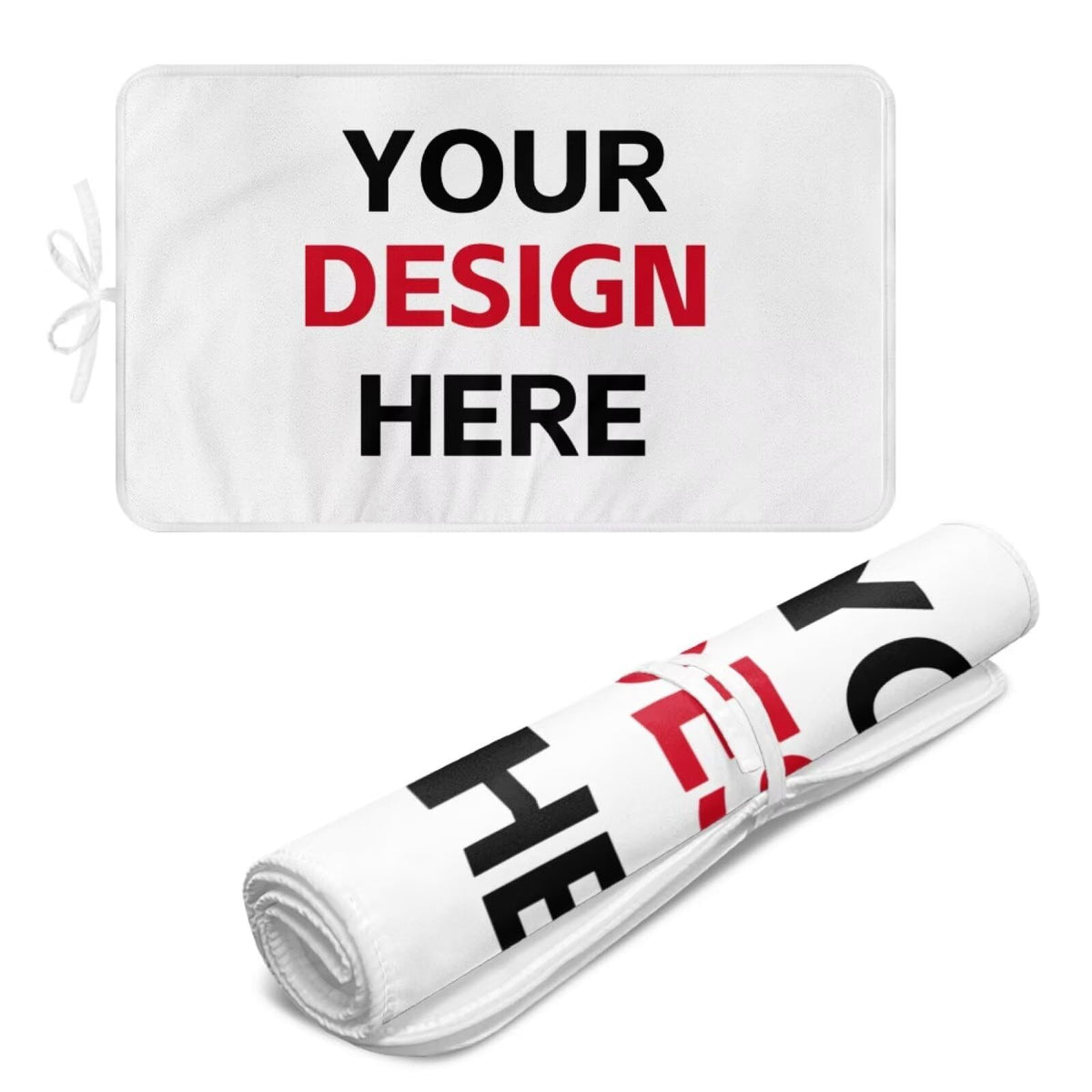 Custom Ironing Mat Pad for Table Printed Portable Travel Personalized Ironing Board Covers Pattern Pressing Mat Heat Press Pads 32x16 Inches