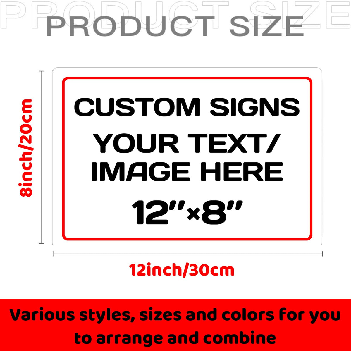 Personalized Aluminum Weatherproof Metal Sign